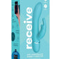 Love Distance Receive App Controlled Silicone Rechargeable Rabbit Vibrator - Teal