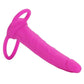 Love Rider Silicone Dual Penetrator Dildo Cock Ring