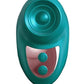 Love to Love Kisscool Rechargeable Silicone Finger Vibrator - Iridescent - Teal