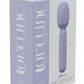Loveline Bella Rechargeable Silicone Mini Wand - Lavender/Purple