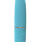 Loveline Beso Silicone Rechargeable 10 Speed Vibrating Mini Lipstick Vibe - Blue