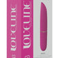 Loveline Beso Silicone Rechargeable 10 Speed Vibrating Mini Lipstick Vibe - Pink