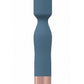 Loveline Glamour Silicone Rechargeable 10 Speed Mini Wand - Blue
