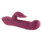 Lovely Lucy Rechargeable Silicone Dual Vibrator with Clitoral Stimulator
