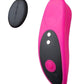 Lovense Ferri App Compatible Silicone Panty Vibrator - Black/Pink