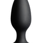 Lovense Hush 2 Rechargeable App Compatible Silicone Vibrating Anal Plug - Black - 2.25in