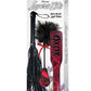 Lovers Kits Whip, Tickle and Paddle - Black/Red