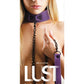 Lust Bondage Collar - Black/Purple