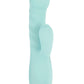 Luv Heat Up Thruster Rechargeable Silicone Vibrator - Aqua/Blue