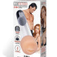 Lux Fetish 2 In 1 Blowjob Auto Sucker and Penis Englarger Pump - Black