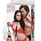 Lux Fetish Collar and Leash Set Adjustable - Black