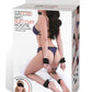 Lux Fetish Hogtie - Black - 5 Piece Set/Set