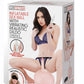 Lux Fetish Inflatable Sex Ball with Vibrating Realistic Dildo and Remote Control - Pink
