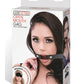 Lux Fetish Open Mouth Gag - Black