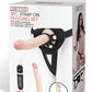 Lux Fetish Strap-On Pegging Set with Remote Control - Vanilla - 3 Piece Set