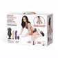 Lux Fetish Thrusting Rechargeable Compact Sex Machine with Remote Control - Purple/Vanilla