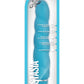 Luxe Anastasia Silicone Vibrator - Aqua/Blue