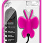 Luxe Butterfly Teaser Silicone Egg with Remote Control - Fuchsia/Pink