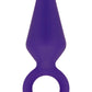 Luxe Candy Rimmer Silicone Butt Plug - Purple - Medium