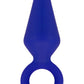 Luxe Candy Rimmer Silicone Butt Plug - Blue/Indigo - Small