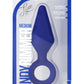 Luxe Candy Rimmer Silicone Butt Plug - Blue/Indigo - Small