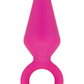 Luxe Candy Rimmer Silicone Butt Plug - Pink - Small
