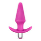 Luxe Discover Silicone Vibrator Butt Plug