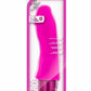 Luxe Marco Vibrating Silicone Dildo - Pink - 7.75in