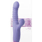 Luxe Nova Rechargeable Silicone Rabbit Vibrator - Purple