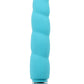 Luxe Purity G Silicone G-Spot Vibrator - Aqua/Blue