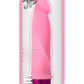 Luxe Purity Vibrating Dildo 7.5in Silicone - Pink