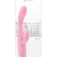 Luxe Skye Silicone Rechargeable Slim Rabbit Vibrator - Pink