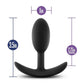 Luxe Wearable Vibra Slim Plug Silicone Butt Plug