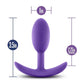 Luxe Wearable Vibra Slim Plug Silicone Butt Plug