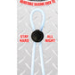 Mack Tuff Adjustable Silicone Cock Tie Cock Ring - Clear
