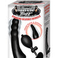 Mack Tuff Latex Vibrating Inflatable Enforcer Anal Probe - Black