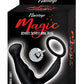 Magic Remote Controlled Slimfit Rechargeable Silicone Anal Plug - Black