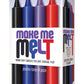 Make Me Melt Warm-Drip Candles (4 Pack) - Passion Tones - Assorted Colors