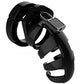 Man Cage Model 02 Male Chastity with Lock - Black - 3.5in
