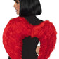Marabou Trim Wings - Red - One Size