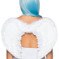 Marabou Trim Wings - White - One Size