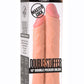 Master Cock Double Stuffer Double Pecker Dildo - Vanilla - 10in