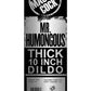 Master Cock Mr. Humongous Thick 10in Dildo - Vanilla