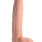 Master Cock Raging Rhino Veiny 17in Dildo - Vanilla