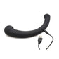 Master Series 10x Vibra-Crescent Rechargeable Silicone Vibrating Dual Ended Dildo