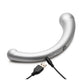Master Series 10x Vibra-Crescent Rechargeable Silicone Vibrating Dual Ended Dildo
