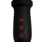Master Series 8x Auto Pounder Rechargeable Silicone Vibrating and Thrusting Dildo with Handle