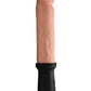 Master Series 8x Auto Pounder Rechargeable Silicone Vibrating and Thrusting Dildo with Handle
