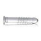 Master Series Behemoth Ribbed XL Dildo 12.25in - Glass