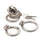 Master Series Caged Cougar Stainless Steel Locking Chastity Cage